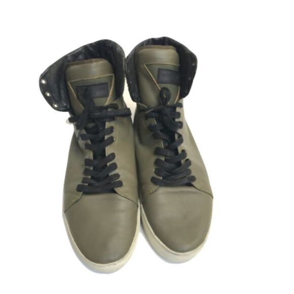 Green Android Homme Hightop Men's Shoes - 12 - Picture 6 of 8